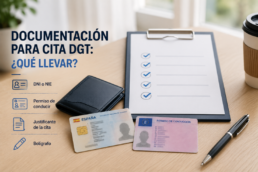 documentación para cita DGT