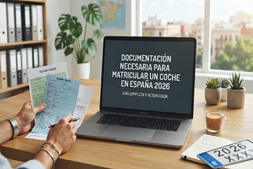 documentacion para matricular un coche
