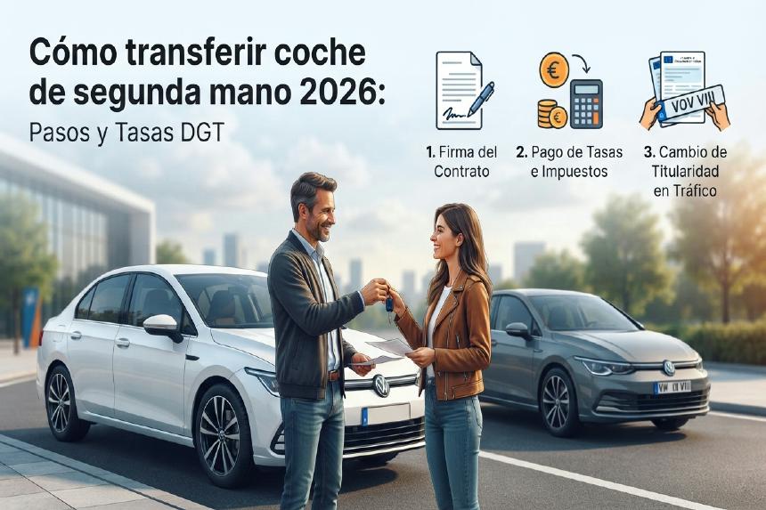transferir coche de segunda mano