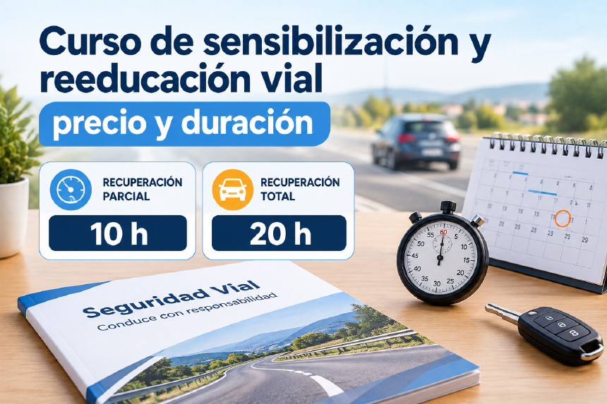 Curso de sensibilización y reeducación vial