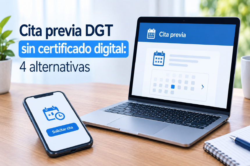 cita previa DGT sin certificado