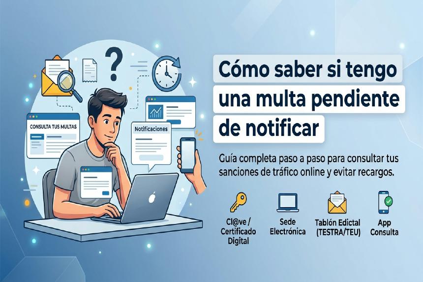 multa pendiente de notificar